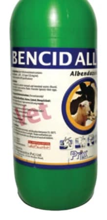 Bencid All albendazole oral drench packaging by Prix Pharmaceutica
