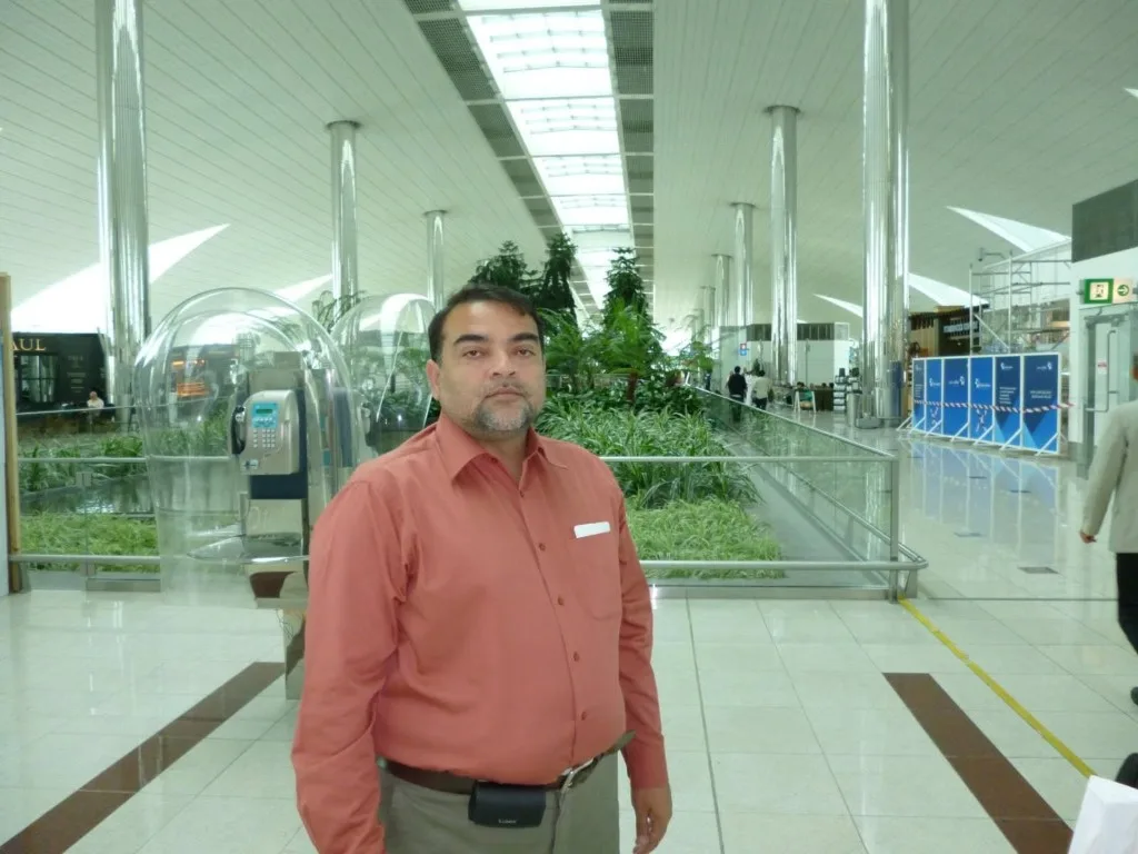 International airport terminal during a long-haul business travel journey for veterinary industry meetings