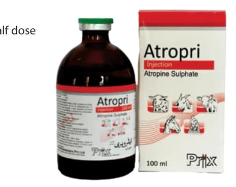 Atropri atropine sulphate injection packaging by Prix Pharmaceutica
