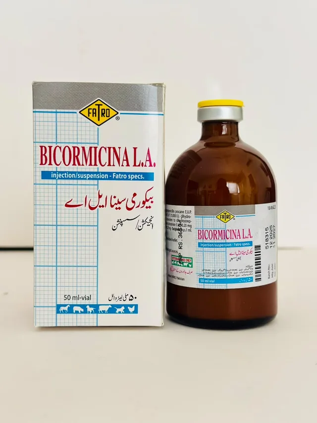 Bicormicina L.A. - Authentic FATRO Packaging