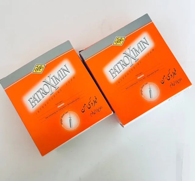 Fatroximin Intrauterine Foam - Authentic FATRO Packaging