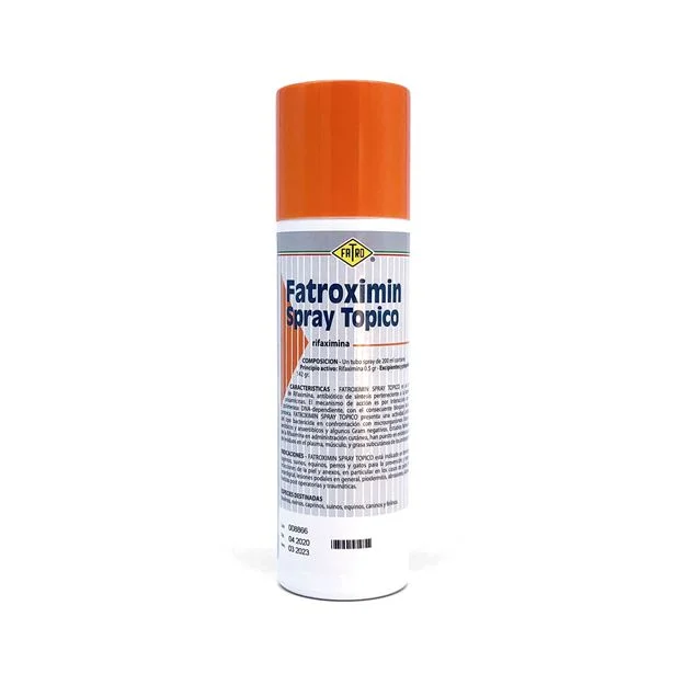 FATROXIMIN TOPIC SPRAY — authentic Fatro packaging (authorized distributor photography)